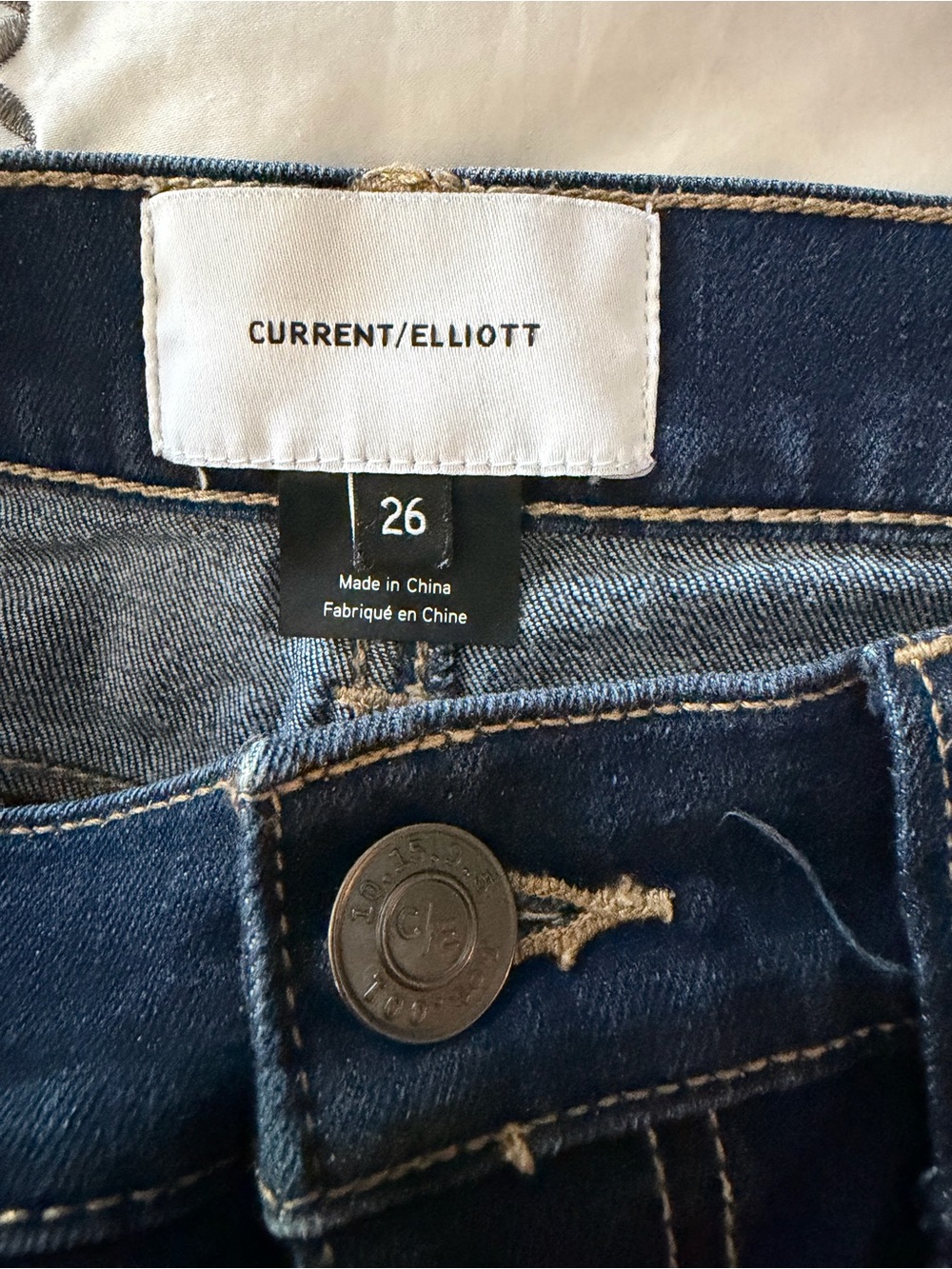 CURRENT/ELLIOTT Women's Dark Indigo Skinny Jeans